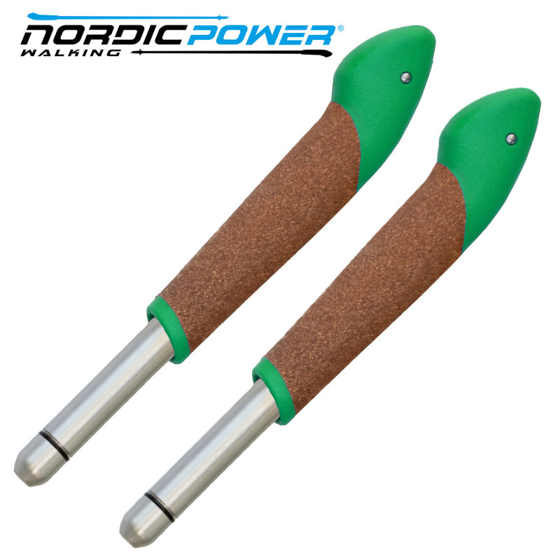 Ручка знімна Vipole Ballast Power Step +100 GR зелена 22.5 см 149 г для скандинавської ходьби