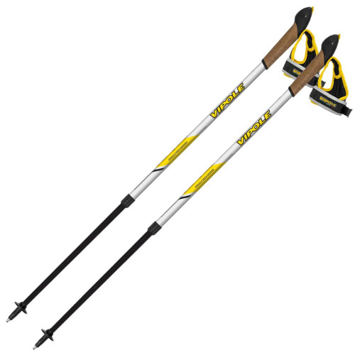 Палиці для скандинавської ходьби Vipole High Performer Alu 7075-T6-F56 гідравлічний антишок Spinning Handle
