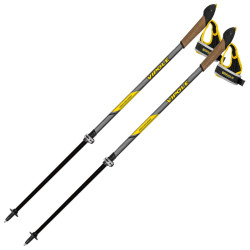 Палиці для скандинавської ходьби Vipole High Performer Carbon 100% HM Carbon гідравлічний антишок SHSA легкі 230 г Палиці для скандинавської ходьби Vipole High Performer Carbon 100% HM Carbon гідравлічний антишок SHSA легкі 230 г