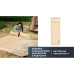 Килимок самонадувний Naturehike CNK2300DZ014 з подушкою 60 мм бежевий 192x65x6 см вага 1.7 кг