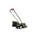 Акумуляторна газонокосарка 4garden AM3422S 40V 34 см ширина 6 ступенів висоти 35 л кошик 9 кг вага