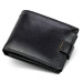 Класичне чоловіче портмоне з натуральної шкіри ST Leather В102 Чорний