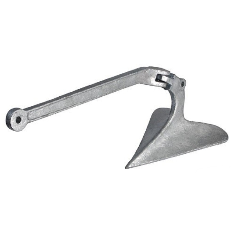 Якір Osculati Plough 7 кг сталь гарячого цинкування для човна і катера висока корозійна стійкість