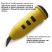 Палиці для скандинавської ходьби Vipole Instructor Vario QL Silent DLX 100% HM Carbon 176г сірі