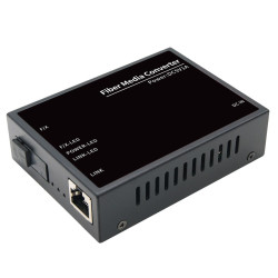 Медіаконвертер GV-1001G-F/X-20KM B 1000Mb/c один порт RJ45 до 20 км металевий корпус 0.4 кг