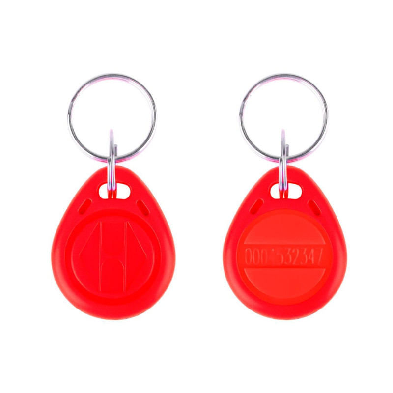 Брелок GreenVision GV-RFID-005-EM червоний Proximity T5577 ABS 125 кГц EM-Marine IP68
