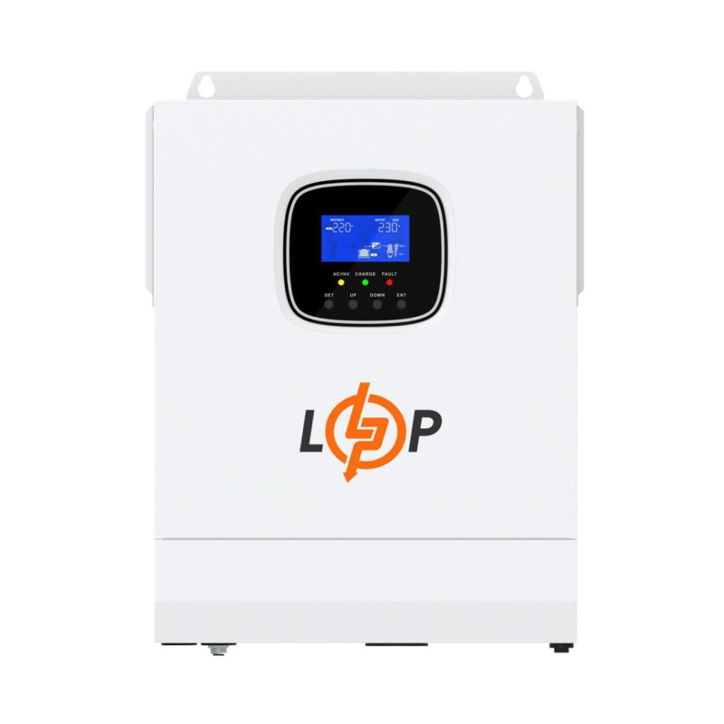 Гібридний інвертор LP HSI 3500 24V 3500VA з правильною синусоїдою током заряду 80A часом переключення 10мс