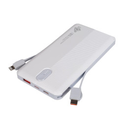 Зовнішній акумулятор LP PQ13 10000mAh 22.5W швидка зарядка захист від перезарядження компактний дизайн Зовнішній акумулятор LP PQ13 10000mAh 22.5W швидка зарядка захист від перезарядження компактний дизайн