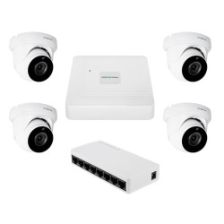 Комплект відеоспостереження GreenVision GV-IP-K-W95/4 5MP на 4 камери IP антивандальні з підсвіткою 30м Комплект відеоспостереження GreenVision GV-IP-K-W95/4 5MP на 4 камери IP антивандальні з підсвіткою 30м