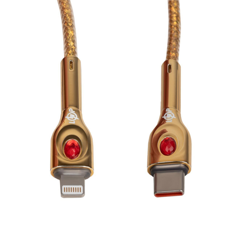 Кабель LogicPower USB Type-C на Lightning 30Вт швидка зарядка QC довжина 1м міцний PVC