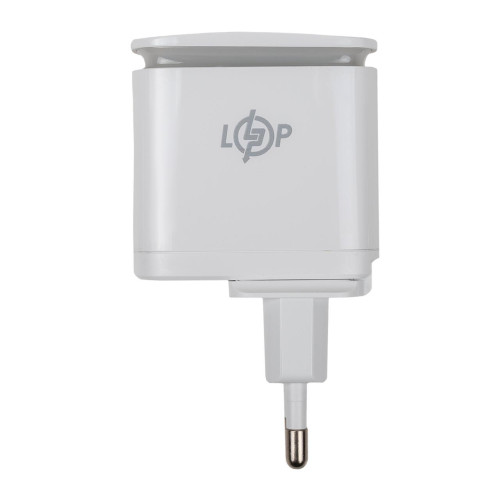 Зарядка для телефона LogicPower 25W QC3.0 PD 2 порта сенсорний нічник компактний корпус
