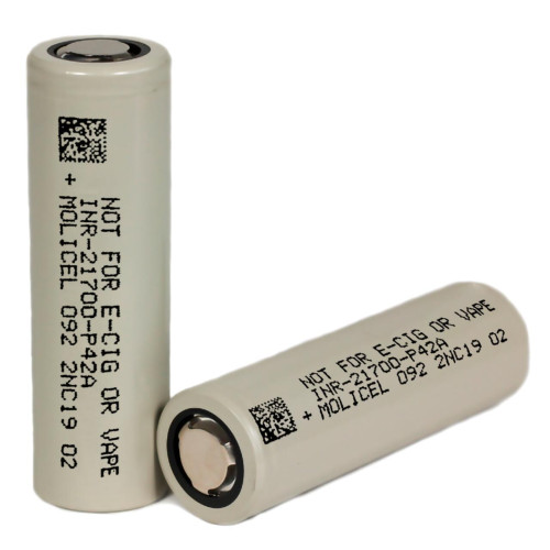 Акумулятор Molicel INR21700-P42A Li-ion 4.2Ah 3.7V без захисту струмовіддача до 45A