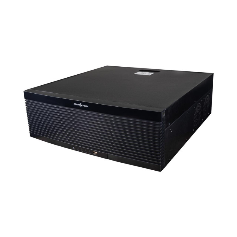 IP відеореєстратор GreenVision GV-N-I023/128 12MP до 128 камер RAID підтримка 288ТБ сховища