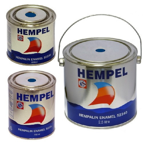 Фарба HEMPALIN ENAMEL синя Blue 2.5 л для суден Hempel Данія водоемульсійна висока стійкість до ультрафіолету