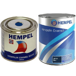 Фарба HEMPALIN ENAMEL темно-синя 750 мл Hempel суднова для човна і катера стійка до корозії і механічних пошкоджень
