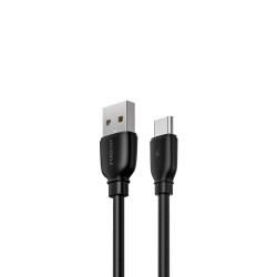 Кабель Remax Suji Pro USB 2.0 Type-C 2.4A 1M Чорний швидкість передачі 480 Мбіт/с захист від перегріву