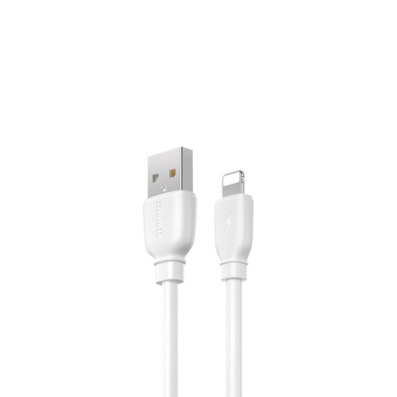 Кабель Remax Suji Pro RC-138i 1M USB 2.0 to Lightning 2.4A білий 480 Мбіт/с міцний матеріал