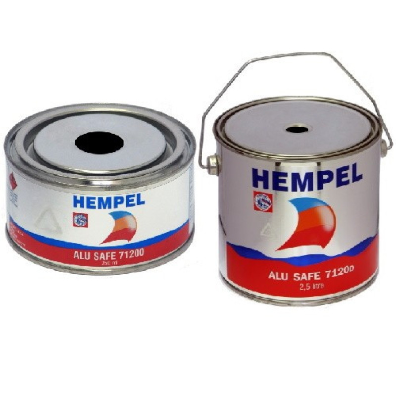 Фарба Alu Safe Hempel чорна Black 2.5 л для човнів і катерів непроникна захист від обростання