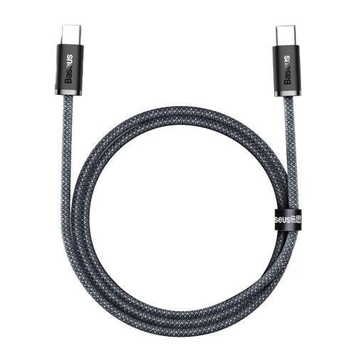 Кабель Baseus Dynamic Type-C 100W 1M Сірий швидка зарядка PD 480 Мбіт/с нейлонова обплетка