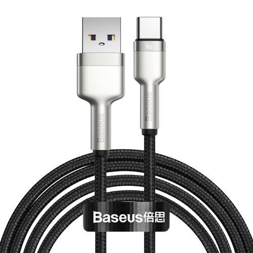 Кабель Baseus Cafule Type-C 2 метри кевларове обплетення підтримка PD 480 Мбіт/с