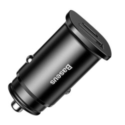 Автомобільний зарядний пристрій Baseus Square CCALL-AS01 30W USB Type-C 5A чорний компактивний захист від перегріву Автомобільний зарядний пристрій Baseus Square CCALL-AS01 30W USB Type-C 5A чорний компактивний захист від перегріву
