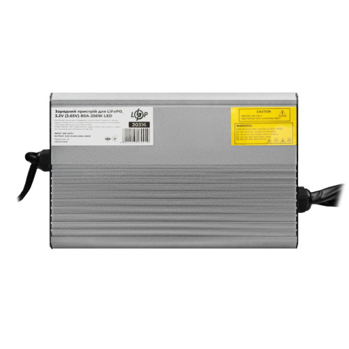 Зарядний пристрій LiFePO4 3.2V 80A 256W LED новий 110-240V для акумуляторів 12 міс гарантії