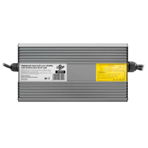 Зарядний пристрій LiFePO4 3.2V 20A 64W LED новий для літій-залізо-фосфатних акумуляторів