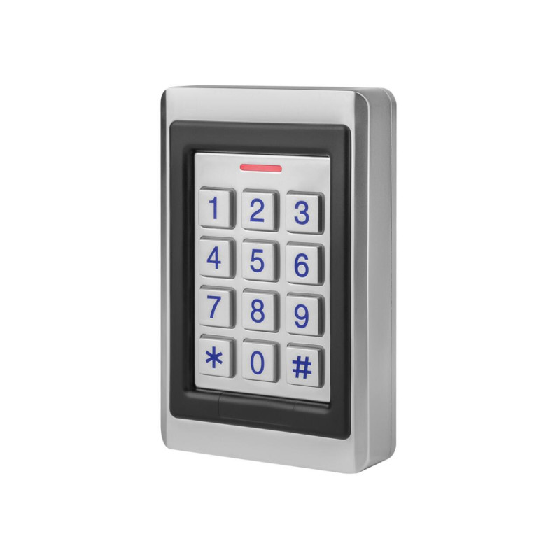 Контролер доступу GV-CEM-004-K16 металевий чорний накладний IP67 ємність 2000 для електрозамка