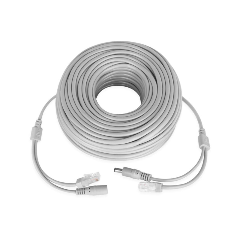 Патчкорд GreenVision GV-RJ-45+DC-30M 30 метров для IP видеонаблюдения вес 0.6 кг