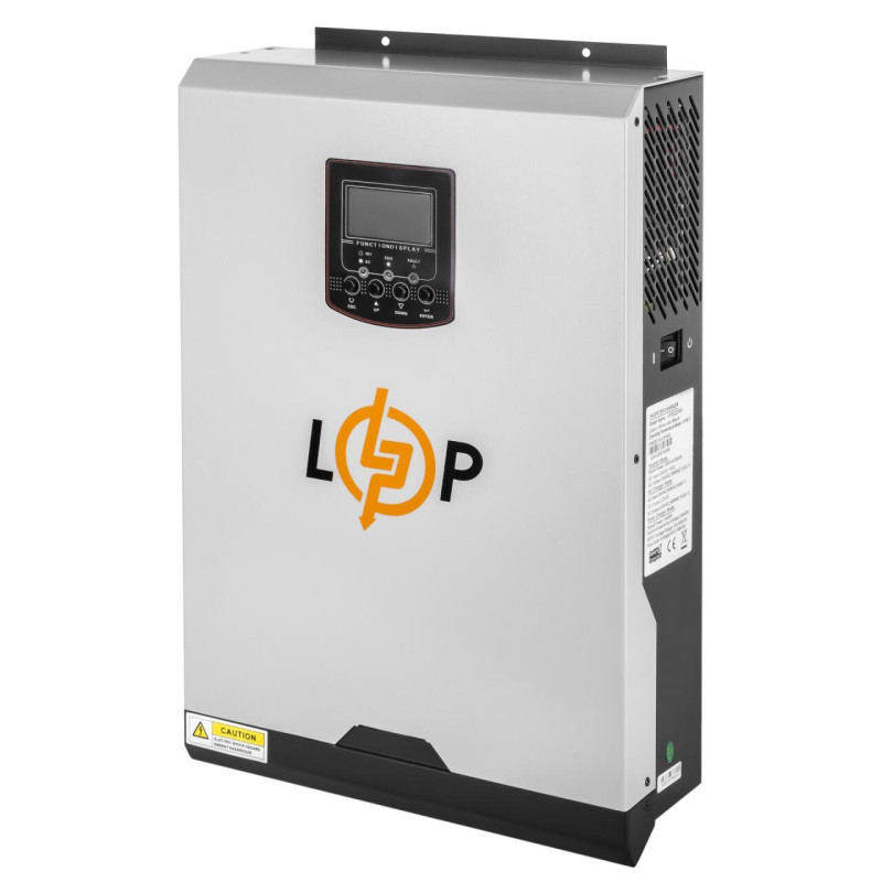 Гібридний сонячний інвертор LogicPower LPW-HY-3522-3500VA 3500Вт 24V 100A MPPT правильна синусоїда 10мс перемикання
