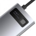 USB Hub Baseus Metal Gleam Series 4-in-1 Type-C 4 порти USB 3.0 HDMI 4K до 100 Вт сірий