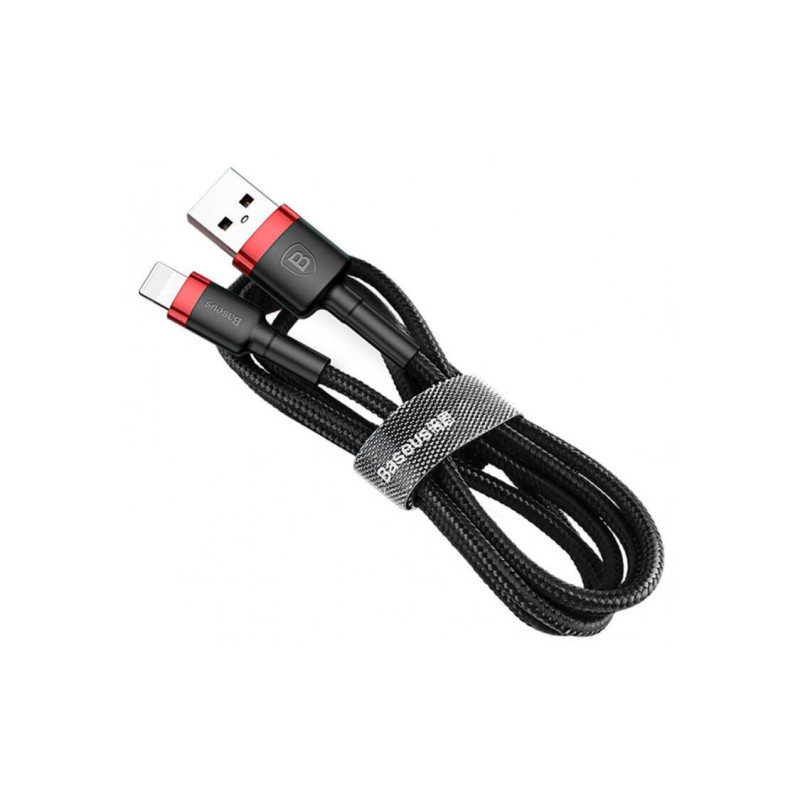 Кабель Baseus CALKLF-C19 USB 2.0 to Lightning 2м 1.5А кевларове обплетення для зарядки та синхронізації