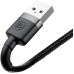Кабель Baseus Cafule USB 2.0 Lightning 1.5A 2M Кевларове обплетення Термопластичний еластомер