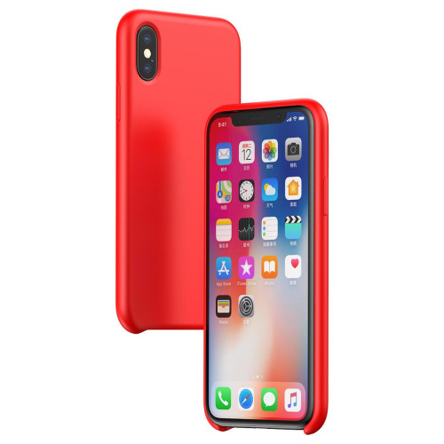 Чохол Baseus Original LSR для iPhone X/Xs Червоний матовая поверхность олеофобное покриття