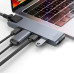 USB Hub Baseus Thunderbolt C Pro Seven-in-one Dual Type-C USB3.0*2 HDMI RJ45 Ethernet Type-C PD microSD SD сірий