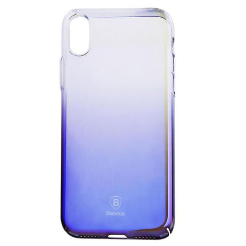 Чохол Baseus Glaze для iPhone X/Xs Прозорий полікарбонат Міцний 0.013 кг