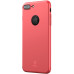 Чохол Baseus для iPhone 8 Plus/7 Plus Simple Solid Red TPU 0.75 мм еластичний точний виріз для камери
