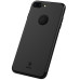 Чохол Baseus для iPhone 8 Plus/7 Plus Simple Solid Black TPU 0.75 мм еластичний з вирізом для камери