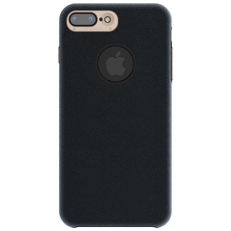 Чохол Baseus Genya для iPhone 8 Plus/7 Plus чорний з мікрофібри стійкий до забруднень та потертостей