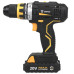 Акумуляторний шуруповерт DEKO 15913 20V 1.5Ah з моментом 42N.m двома швидкостями 0-1600 об/хв