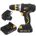 Акумуляторний шуруповерт DEKO 15913 20V 1.5Ah з моментом 42N.m двома швидкостями 0-1600 об/хв