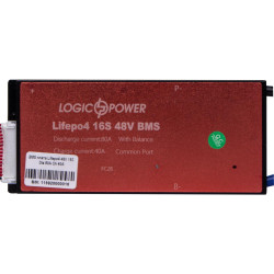 BMS плата LiFePO4 48V 16S Dis 80A Ch 40A контроль напруги балансування струмів