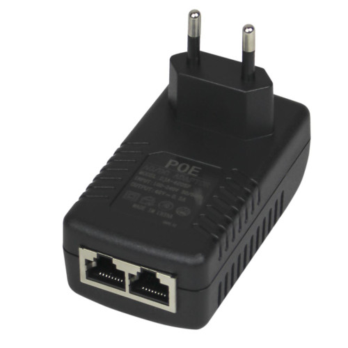 Інжектор POE GreenVision 48V-0.5A для IP камер точок доступу довжина 81мм вага 0.065кг