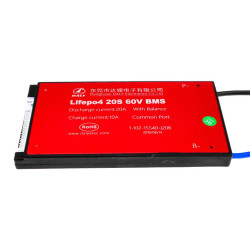 BMS плата LiFePO4 60V 20S 20A Ch 10A симетрія індивідуальний контроль напруги та опору