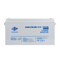 Акумулятор AGM мультигелевий LogicPower LPM-MG 12V 150 Ah для роботи при температурі від -20°С до +50°С Акумулятор AGM мультигелевий LogicPower LPM-MG 12V 150 Ah для роботи при температурі від -20°С до +50°С