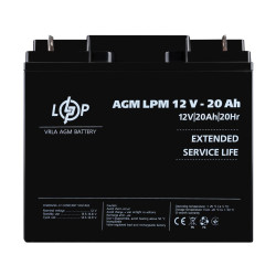 Акумулятор AGM LPM 12V 20 Ah свинцево-кислотний новий герметичний низький саморозряд Акумулятор AGM LPM 12V 20 Ah свинцево-кислотний новий герметичний низький саморозряд