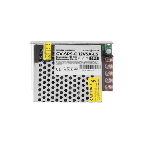 Імпульсний блок живлення GV-SPS-C 12V5A-LS 60W 12V 5000A регулятор вихідної напруги металевий корпус IP20
