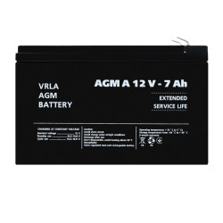 Акумулятор AGM 12V 7Ah Logic Power свинцево-кислотний герметичний для сигналізації та відеоспостереження Акумулятор AGM 12V 7Ah Logic Power свинцево-кислотний герметичний для сигналізації та відеоспостереження