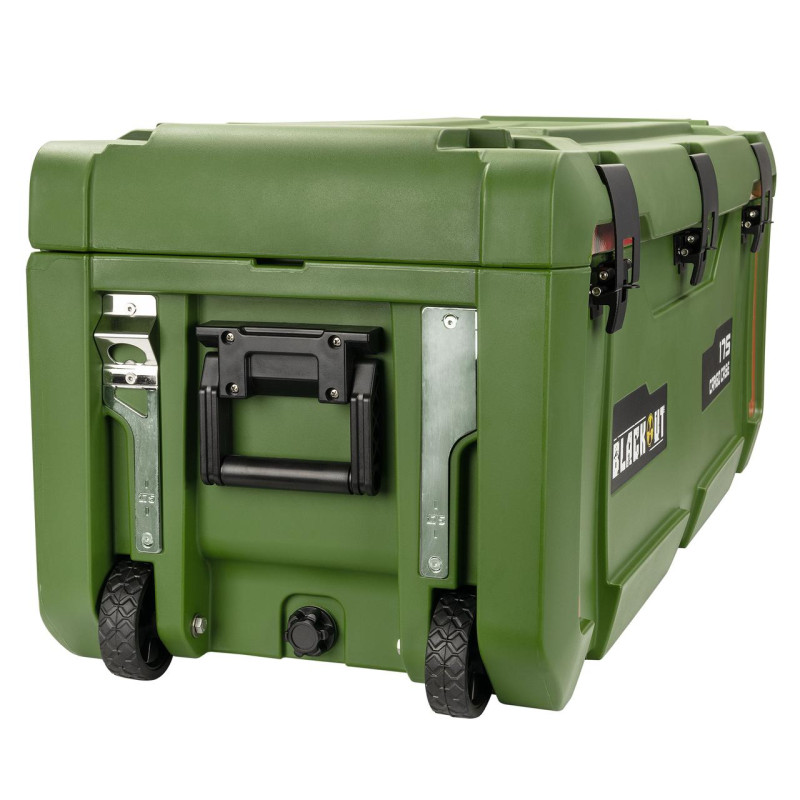 Експедиційний кейс BLACKOUT 1200×468×456mm зелений 175Liter 17.5kg