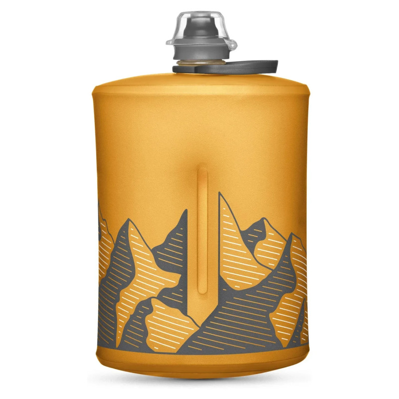 М'яка пляшка HydraPak Stow 1L Золотистий ультраміцний TPU легка 51г компактна